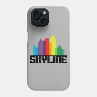 minimalist skyline Phone Case