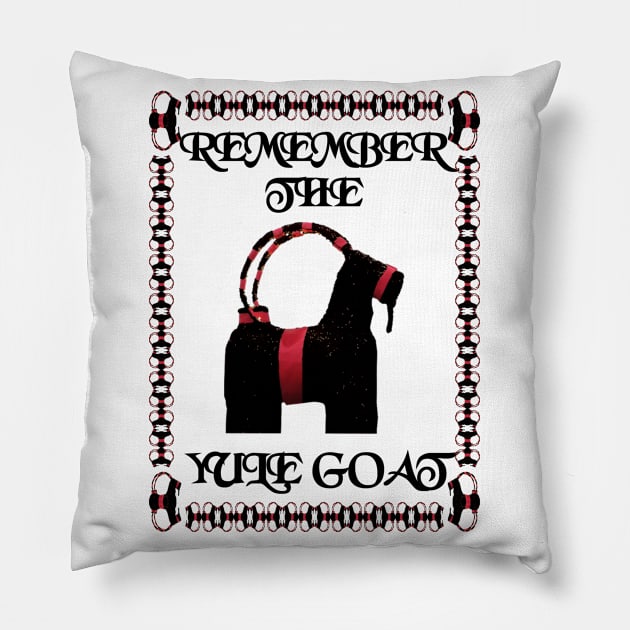 Remember the Yule Goat Pillow by asimplefool