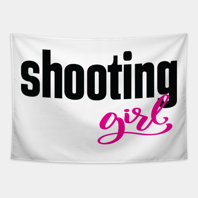 Shooting Girl Hobby Tapestry by ProjectX23