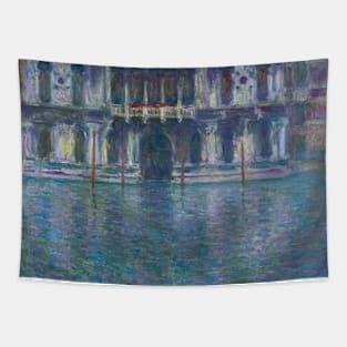 Le Palais Contarini by Claude Monet Tapestry