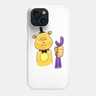 Golden Fredward Phone Case