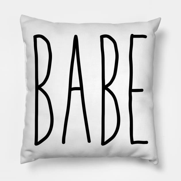 BABE Pillow by By_Russso