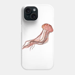 Jellyfish Sketch Phone Case