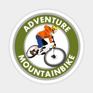 Adventure Mountainbike Magnet