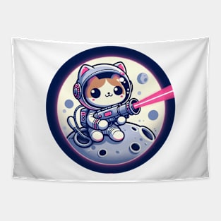 Cat Pew Pew Tapestry