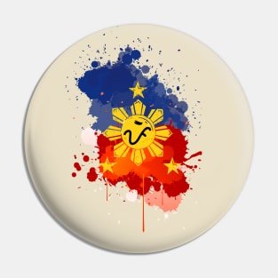 Phil.Flag Sun Baybayin word 'PI' (Pilipinas) Pin