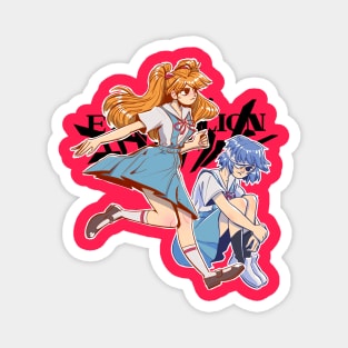 Evangelion - Asuka Langley & Rei Anayami Magnet