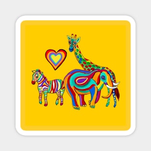 Rainbow Savanna (yellow) Magnet