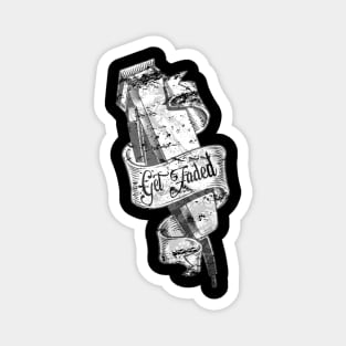 get faded barber Magnet