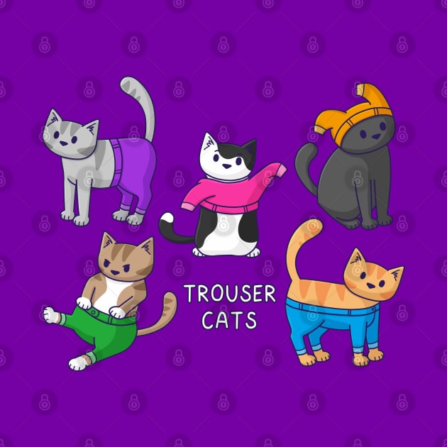 Trouser Cats by Doodlecats 