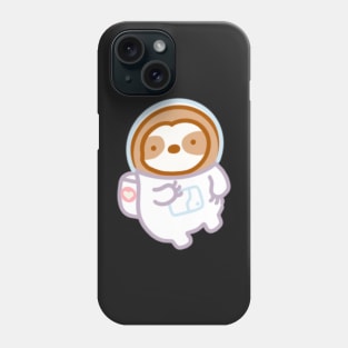 Cute Astronaut Sloth in Space Phone Case