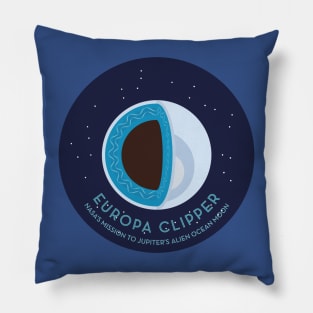 Europa Clipper, Jupiter s Alien Ocean Moon Pillow