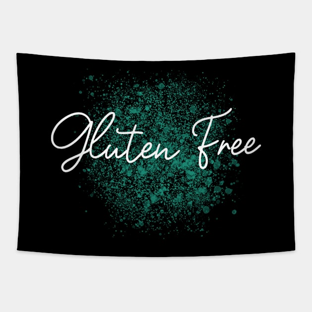 Gluten Free splash paint Tapestry by Gluten Free Traveller