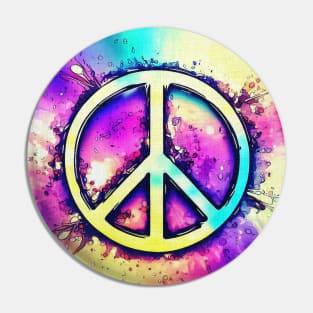 Pastel Peace Pin