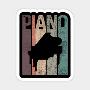 Retro Piano Pianist piano lovers Magnet