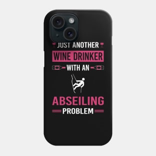 Wine Drinker Abseiling Abseil Phone Case