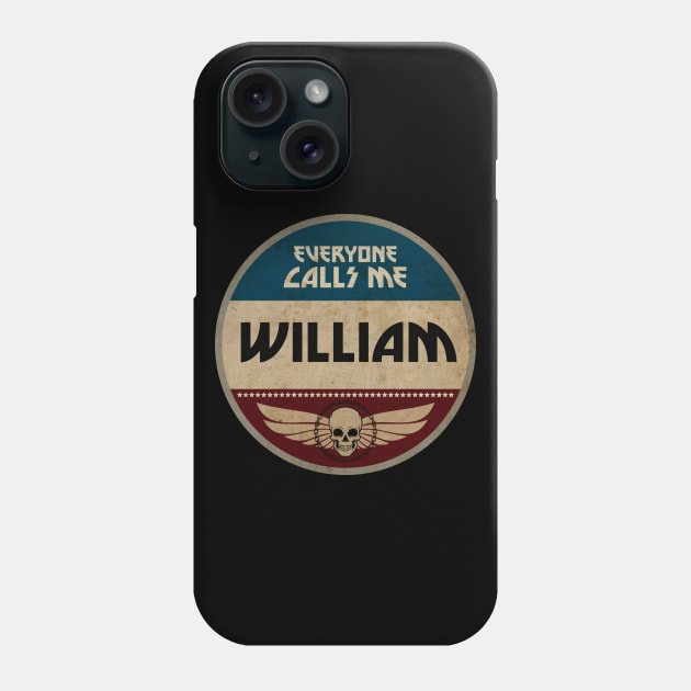 Vintage Name Tag: William Phone Case by CTShirts