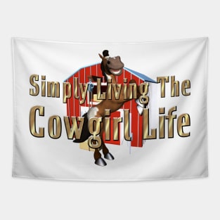 Simply Cowgirl Tapestry