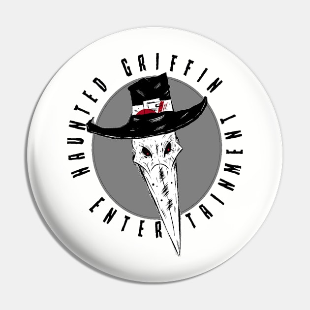 Haunted Griffin Entertainment Logo Pin by hauntedgriffin