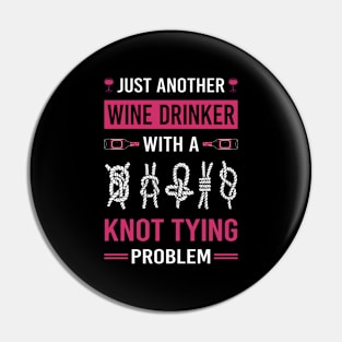 Wine Drinker Knot Tying Pin