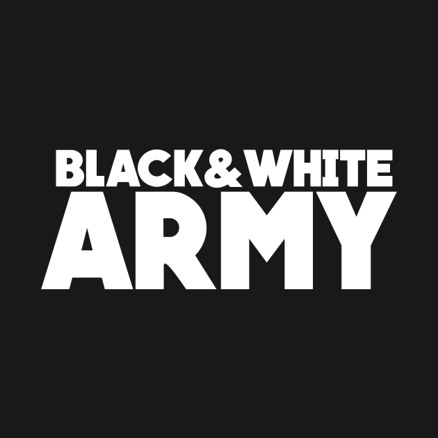 Black And White Army by FootballArcade