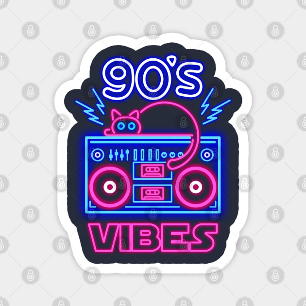 90s vibes Magnet by eriondesigns