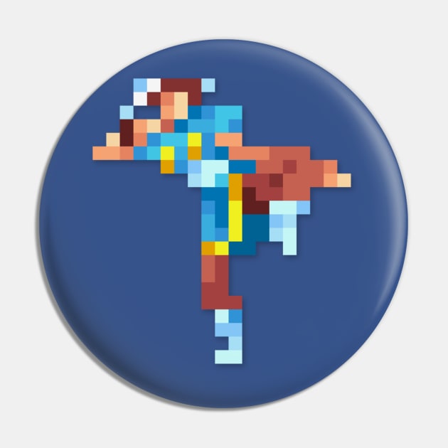 Chun Li low-res pixelart Pin by JinnPixel