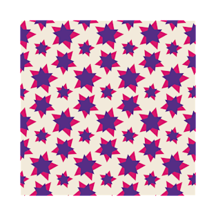 Akram | Colorful Stars Pattern T-Shirt