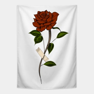 Red rose Tapestry