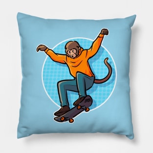 Skate Monkey Pillow