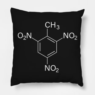 Trinitrotoluene (TNT) Chemical Structure Pillow