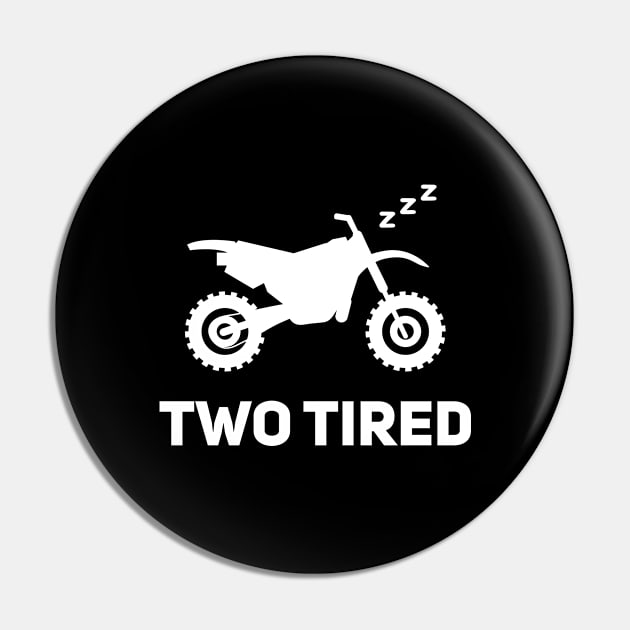 Dirt Bike Two Tired Motocross Track Racing Pin by Anassein.os