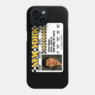 Travis Bickle Taxi License Phone Case