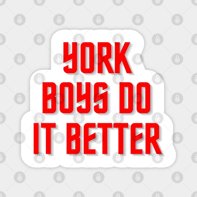 York Boys Magnet by stickersbyjori