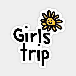 Girls Trip with Daisy Flower Magnet