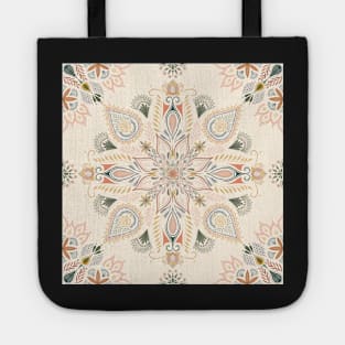 Paisley mandala Tote