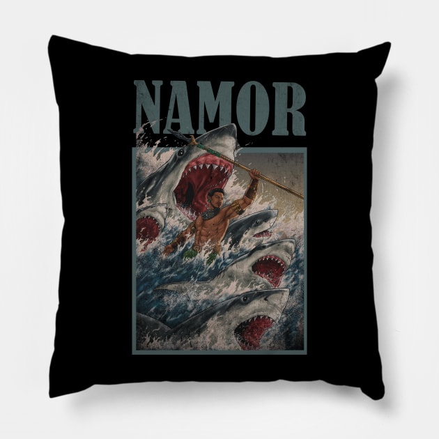 king namor Pillow by HighRollers NFT