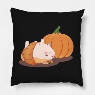 FFXIV - Halloween Pumpkin Fat Cat Pillow