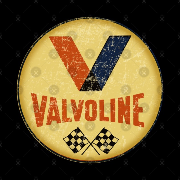 Valvoline Oil - Round by Midcenturydave