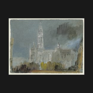 Antwerp Cathedral from the Place Verte, 1839 T-Shirt