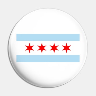 Flag of Chicago Pin