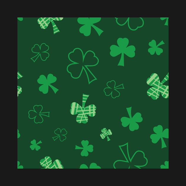 St. Patricks day Shamrock Tumble green by counterclockwise