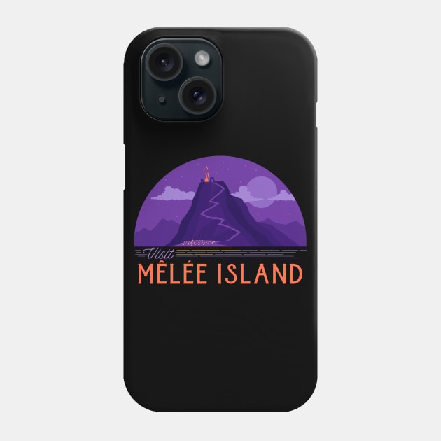 Visit Melee Island - 90s gaming Phone Case by Sachpica