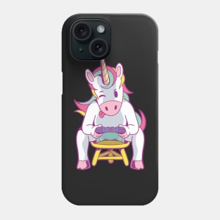 Unicorn gamer controller Phone Case