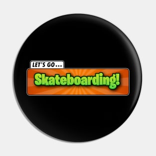 Plants & Zombies - Skateboard Sticker Spoof Pin