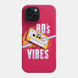 80's Vibes - Retro Cassette Tape - Mixtape Phone Case