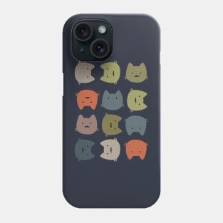 cats faces pattern Phone Case