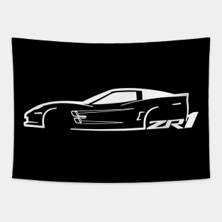 White C6 Zr1 Tapestry