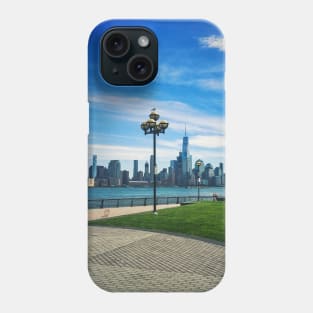 Manhattan Skyline, Hoboken, NJ Phone Case