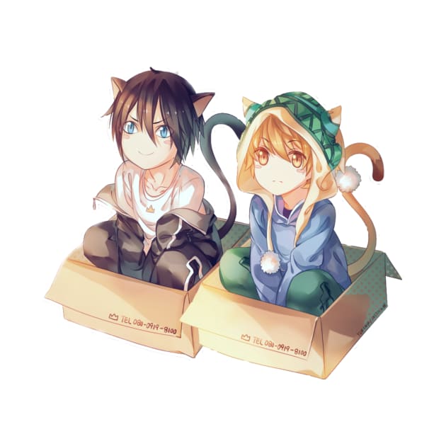 Yato & Yukine chibi by KaleyDollz